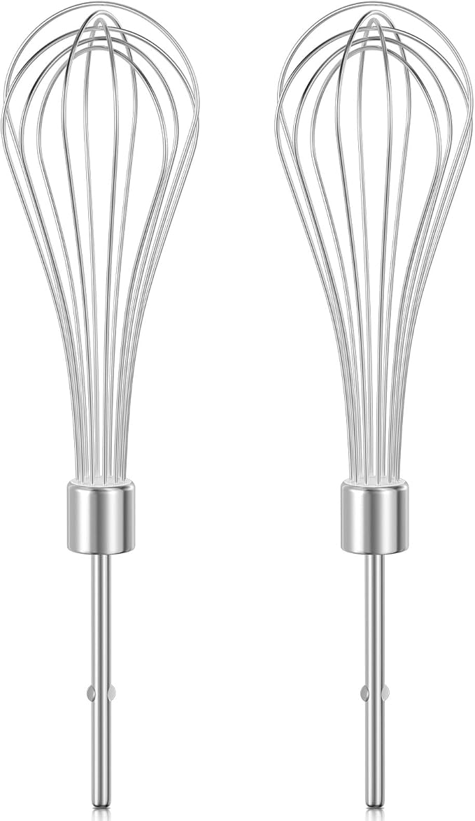 Kitchen Hand Mixer Whisk Attachments FOR KitchenAid Whisk KHMPW,KHM512BM KHM2B, AP5644233, KHM3, KHM5, W10720799, Kitchenaid Egg Beater - 2 Pack