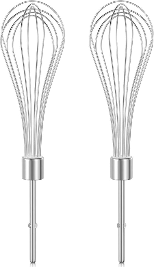 Kitchen Hand Mixer Whisk Attachments FOR KitchenAid Whisk KHMPW,KHM512BM KHM2B, AP5644233, KHM3, KHM5, W10720799, Kitchenaid Egg Beater - 2 Pack