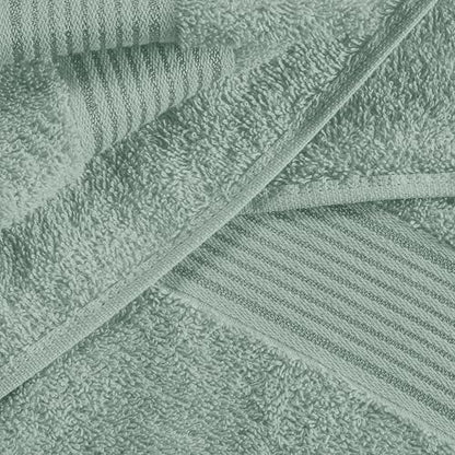Belizzi Home Cotton 2 Pack Oversized Bath Sheet 35x70, Large Bath Sheet, Ultra Soft, Absorbent, Compact, Eco-Friendly, Recyclable, Quick Drying and Lightweight Towel - Jade