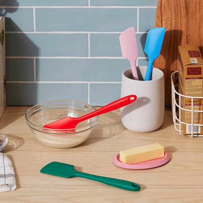 GIR: Get It Right Silicone Kitchen Spatula - Non-toxic Cooking Utensils for Nonstick Cookware, Cooking and Baking, Ultimate - 11IN - Red
