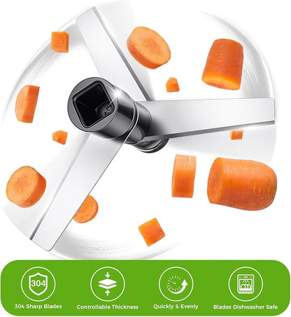 LHS Manual Food Chopper Vegetable Cutter, Hand String Vegetable Chopper Onions Cutter for Vegetable Fruits Nuts, (800ml,BLACK)