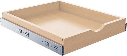 Pull Out Drawers for Cabinet Wood Slide Out Cabinet Organizer and Storage Cabinet Kitchen Drawers Slide Out Shelves Pull Out Shelves in Kitchen Pantry Bathroom with Soft Close 18"W x 22"D x 3"H