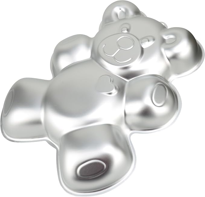 Bear Shape Cake Pan, Kids 3D Birthday Cake Pan, Aluminum Alloy Cake Molds Nonstick Baking Tools