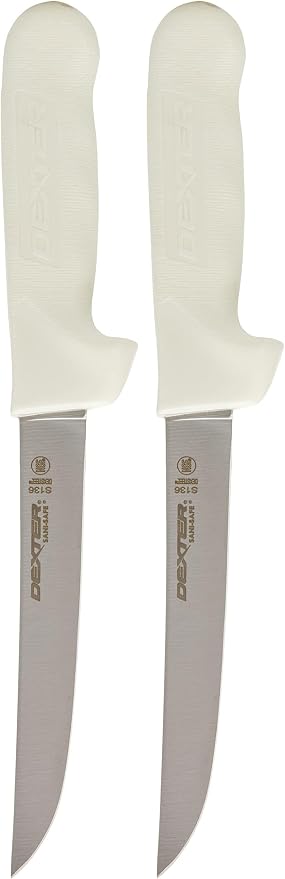 Dexter-Russell -6" Knife Sani-Safe Series, 6-Inch, White (Pack of 2)