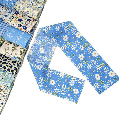 80 Pcs Jelly Roll Fabric Strips for Quilting, Sewing Supplies-2.6 Inch Precut Cotton Fabric Bundles, Perfect for Quilt Projects Blue