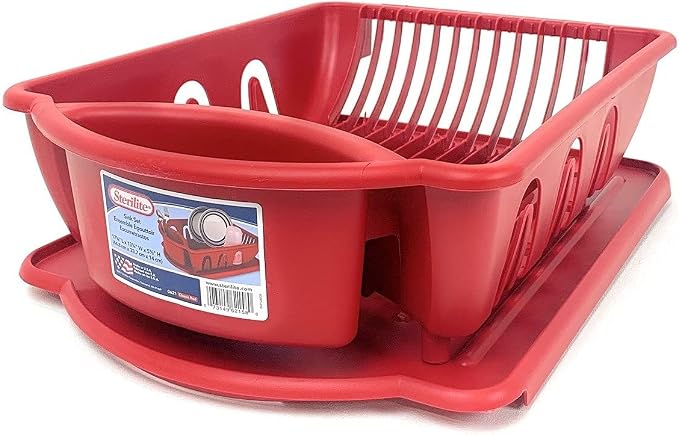 2pc ultra sink set red