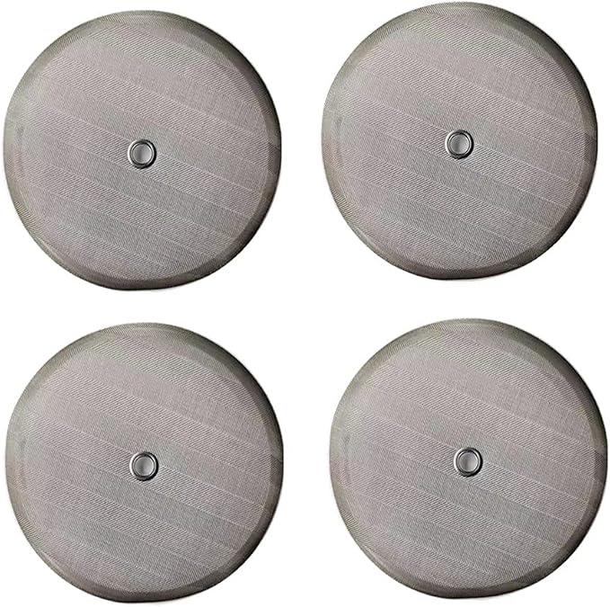 4 Pack French Press Filters 4.5 inch Replacement Screen 50 Oz/12 cups | Screen Replacement Filter