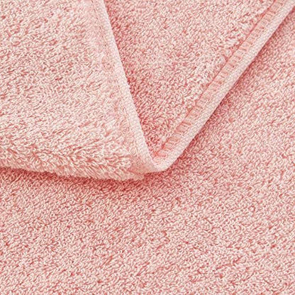 COZYART Luxury Hand Towels 4 PCS, Pink 100% Turkish Cotton 650 GSM