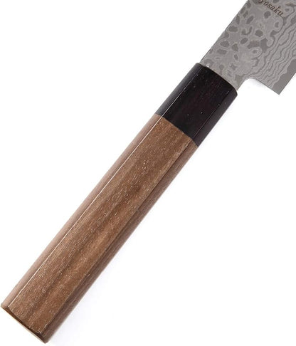 Japanese Sujihiki Knife Damascus ZA18 69 Layer Octagonal Walnut Handle, Slicer 9.5-inch (240mm)