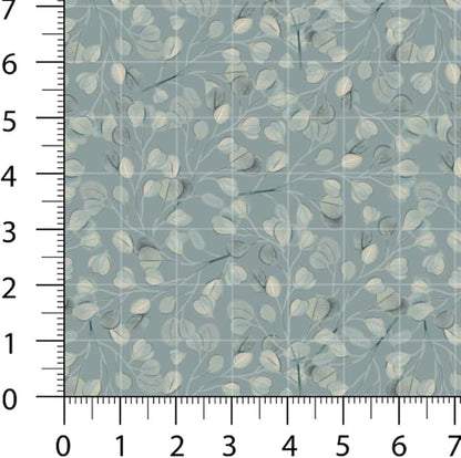 Patchwork Fabric Panel 100x155 cm, 100% Cotton Satin, 6 Coordinated Vintage Botanical Floral Patterns, Soft Sage Neutral Quilting & Sewing Fabric (Vintage Pastels, 6pcs 50x50cm)