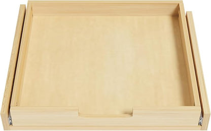 Pull Out Cabinet Organizer, 32''W×21''D Sliding Drawers for Cabinets, Soft Close Slide Out Wooden Pull out Drawers, Base Cabinet Organization for Kitchen, Pantry, Bathroom