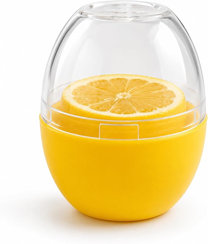Lemon Keeper Lemon Saver Lemon Storage Containers Reusable Lemon Holder Organizer