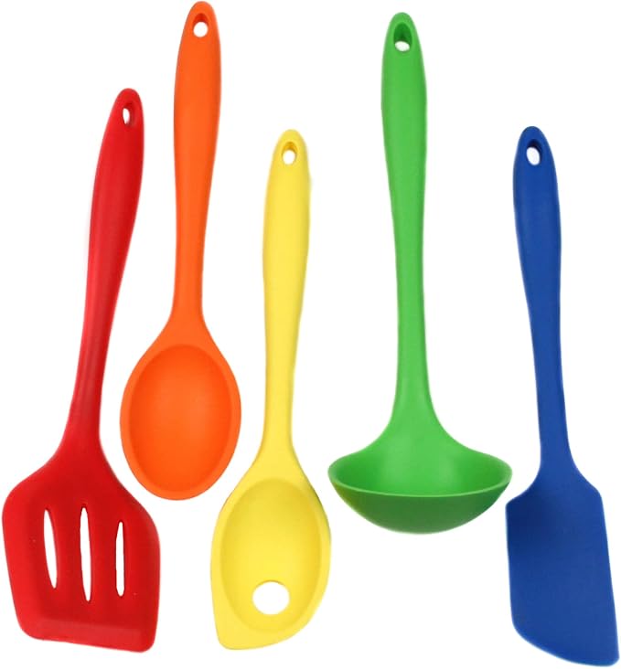 Chef Craft Premium Silicone Basting Spoon, 11", Orange