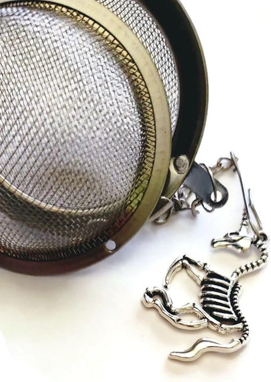 Unicorn Skeleton Tea Strainer Infuser or Brewing Dried herbal Tea Leaves
