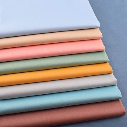 Fabric, 8 pcs/lot Fat Quarter Fabric Bundles Top Cotton 19.69"x19.69" (50 x 50cm) Quilting Cotton Craft, Pre-Cut Squares Sheets for Patchwork Sewing Quilting Crafting, Bright Solid Color.
