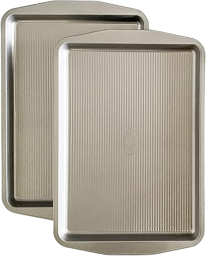 ABC Half Sheet Non Stick Baking Pan, 2 Pack
