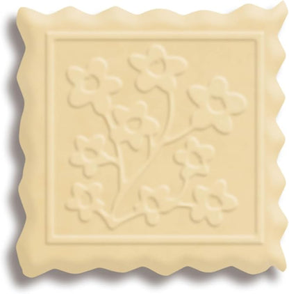 Mrs. Anderson’s Baking Mini Embossing Rolling Pin, Spring Flowers Design, Poplar Wood and Chrome-Plated Iron