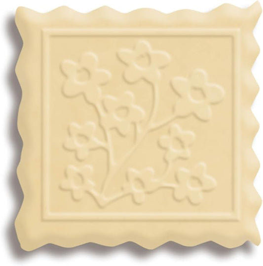 Mrs. Anderson’s Baking Mini Embossing Rolling Pin, Spring Flowers Design, Poplar Wood and Chrome-Plated Iron