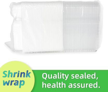40 Pack 34oz 4-Compartment Bento Box - Shrink Wrapped No Pre-Wash | BPA Free Leak-Resistant Takeout Containers | Microwave Safe | Shatterproof Flexible PP To Go Box, Bulk Leftover Storage
