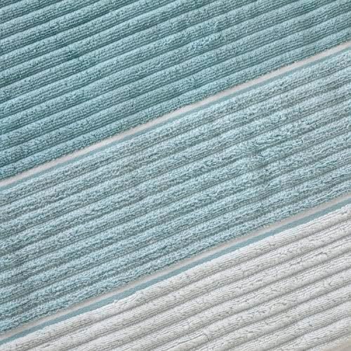 SKL Home Planet Ombre Bath Towel, 100% Turkish Cotton, Aqua