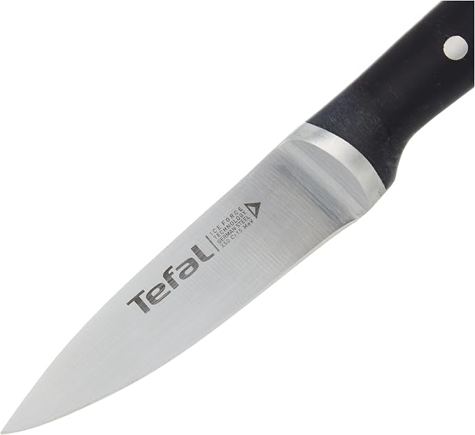 Tefal Ice Force Peeling Knife 9 cm | German Stainless Steel, Ice Force Technology -80 °C, Precise Cutting, Riveted Handle, Corrosion Resistant and Dishwasher Safe