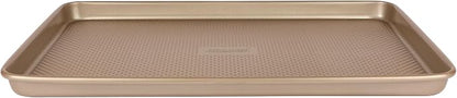 David Burke 15x10 Cookie Sheet – Carbon Steel, PFTE & PFOA Free, Oven Safe, Non-Toxic, Perfect for Baking and Roasting – Bronze