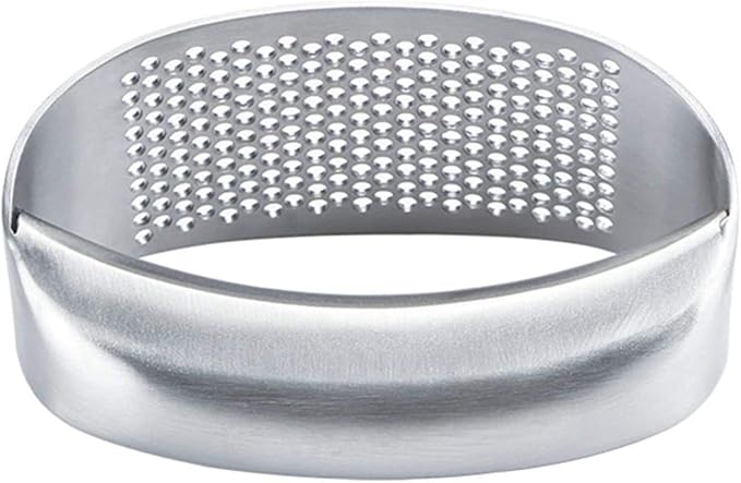 Garlic Press Mincer, Garlic Presses Dishwasher Safe Garlic Mincer, Durable Garlic Crusher with Peeler, Brush, Easy to Clean & Squeeze, Kitchen Essential Gadgets Tool for Garlic, Ginger, Spices