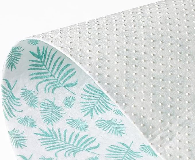 Cooyes Absorbent Refrigerator Liners, Non Slip Fridge Bin Liners and Mats Washable, Refrigerator Shelf Liner for Glass Shelves and Kitchen Cabinet Drawer, 12 Pack, 12" × 24"