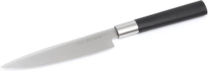 Kai Wasabi Black Utility Knife, 6-Inch