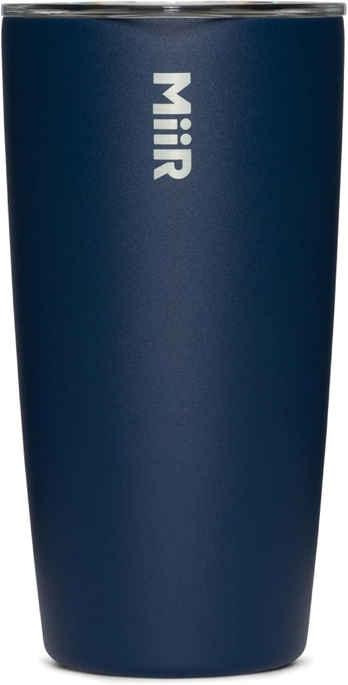 MiiR Tumbler, 16oz | Insulated Stainless Steel with Press Fit Slide Lid – Splash Proof Design, Holds Hot & Cold Beverages, Cup Holder Compatible