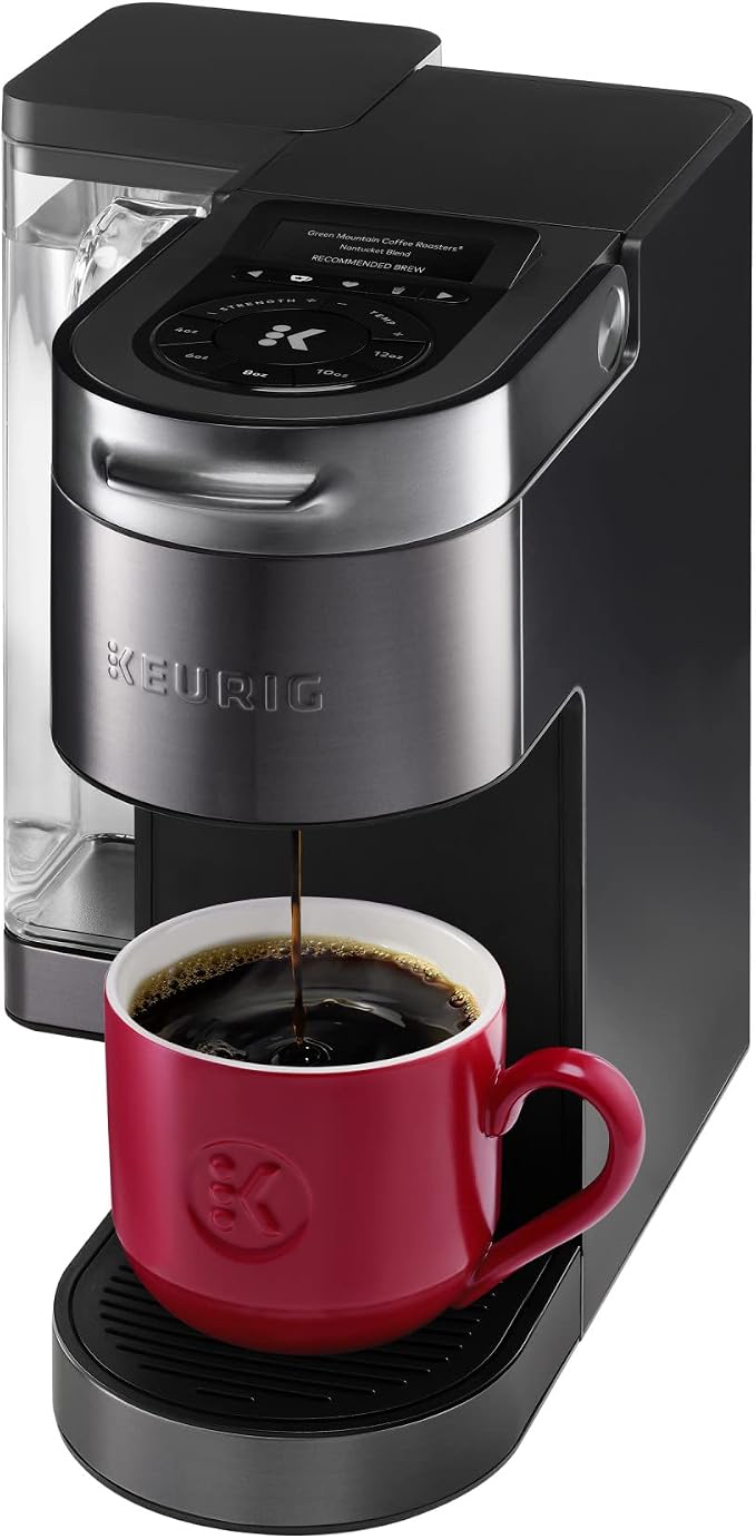 Keurig K-Supreme Plus SMART Coffee Maker, Single Serve K-Cup Pod Coffee Brewer, BREWID and MultiStream Technology, 78 Oz, Black