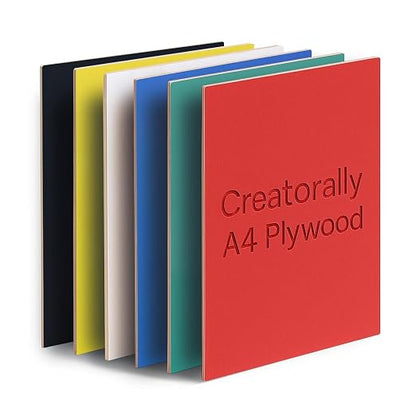 6 Pack Pre-Painted Colored Plywood Sheets, 11.7"x8.27"x1/8" (3mm) Basswood Boards for Laser Cutting, Engraving, DIY Crafts, Home Décor & Model Making (6 Mixed Colors)