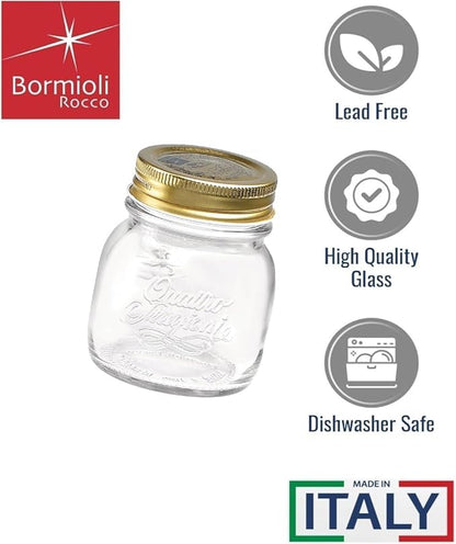 Bormioli Rocco Quattro Stagioni 5 oz. Canning Jar, Set of 12