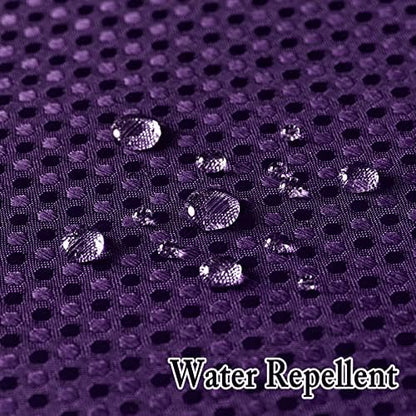 Gibelle No Hook Cloth Purple Shower Curtain with Liner, 72x80