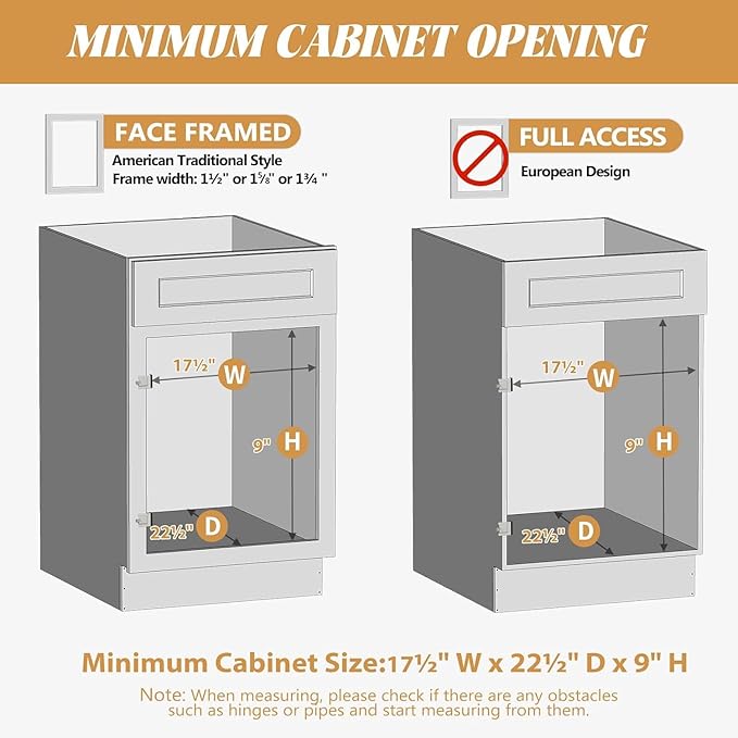 Pull Out Cabinet Organizer, Slide Out Wood Drawer Shelf, Pull Out Drawers for Cabinets, 8" High Beveled Pull Out Organizers for Kitchen Pantry, 16½" W×21" D