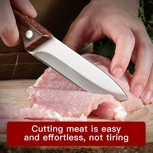 Chef Knife,8.8" Professional Kitchen Knife for Cooking,Made of Stainless Steel,Ultra Sharp for Cutting food,with Ergonomic Handle,for Home & Restaurant