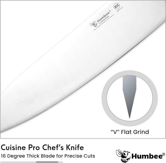 12-Inch Chef Knife, NSF Certified Razor-Sharp High Carbon Stainless Steel Blade – Ergonomic Color Coded Handle, Non-Slip Grip Kitchen Knife, DT-10 Series, Cool Grey