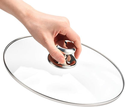 Oval Glass Lid 4 Quart Replacement for Hamilton Beach 33443 Slow Cooker, 4qt Slow Lid Replacement, Clear Cooker Lid Replacement Part