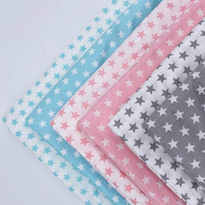 7Pcs 20" x 20" Cotton Fabric DIY Making Supplies Quilting Patchwork Fabric Fat Quarter Bundles DIY for Quilting Cotton Patchwork Cushions (Start, 20" x 20")