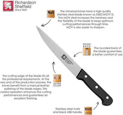 Richardson Sheffield Universal NSF Approved Professional Carving Knife, 7-Inch