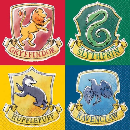 Unique Harry Potter Birthday Party Supplies Bundle Pack includes 24 Lunch Plates and 32 Napkins (Bundle for 24)