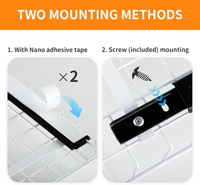 Longzhuo Pull Out Cabinet Organizer, 9.5x15x3.5 inch Kitchen Drawer Organizer with Slides, Pull Out Drawers for Cabinets Kitchen Bathroom