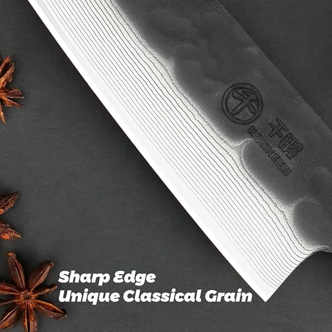 Japanese Chef Kitchen Knife, 8 Inch Black Gyuto, Hand Forged 67 Layers Damascus Steel VG10 Core, Ultra Sharp, Rosewood & Ebony Handle, Leather Sheath,A Thoughtful Father Day Gifts for Men