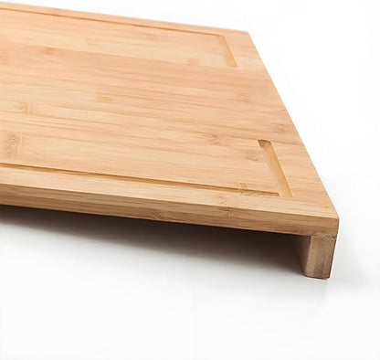 Premium Bamboo Cutting Board with Juice Groove - Extra Large 22x15 Inch Chopping Block for Kitchen - Natural Wood Cutting Surface for Meat, Vegetables and Food Preparation