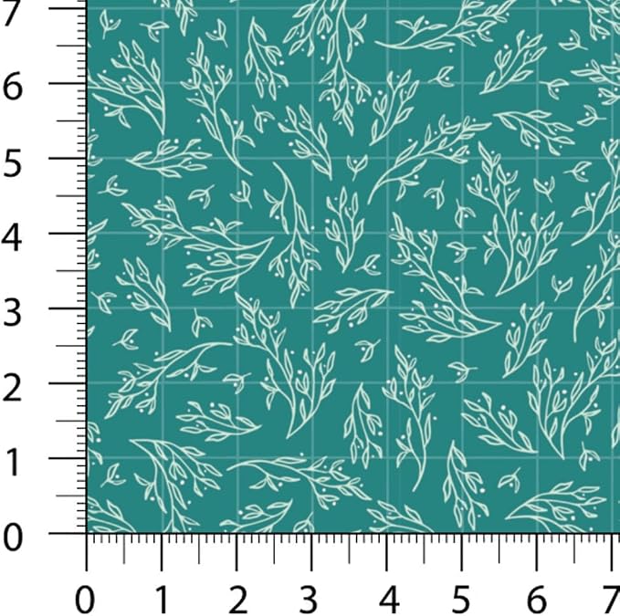 Floral Patchwork Fabric Panel 100x155 cm – 100% Cotton Satin, 6 Coordinated Rose & Botanical Prints on One Continuous Sheet (Assorted Floral & Botanical Prints, 6pcs 50x50cm)