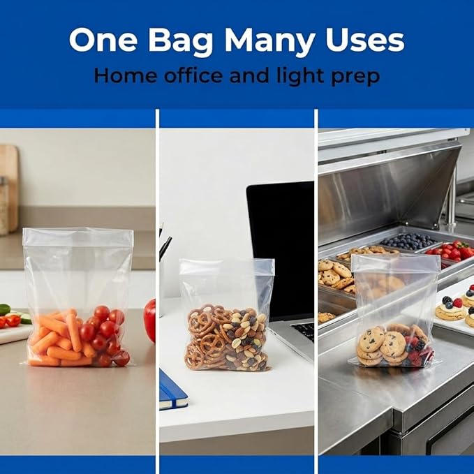 Sandwich Bags With Fold & Close Top (6.5 in X 5.5) in 200 Count Pack of 4
