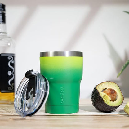 BJPKPK 10 oz Tumbler With Handle And Straw Lid Stainless Steel Travel Mugs Insulated Tumbler Cups,Bamboo Grove