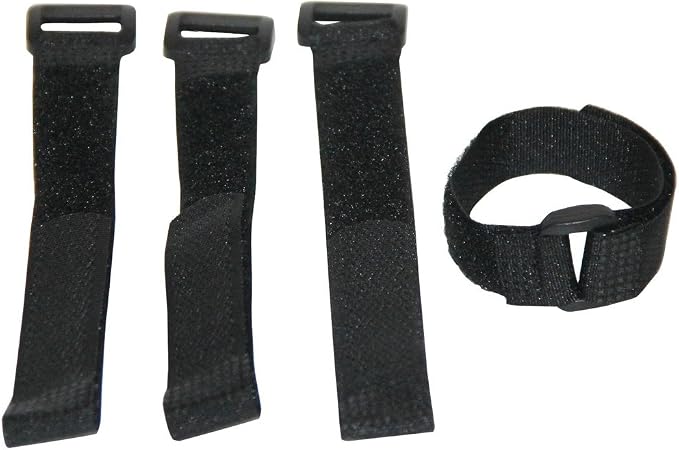 YiwerDer [30 Pack] 8 Inch Hook and Loop Straps Reusable Fastening Cable Strap, Durable Self Adhesive Cable Ties to Keep Your Place from Tangled Messes of Cord
