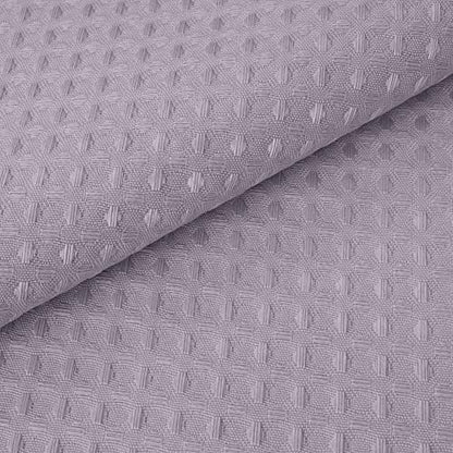 RiverDream Heavyweight Waffle No Hook Shower Curtain with Liner,Lilac,71x74