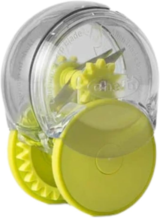 Chef’n GarlicZoom Garlic Chopper, Handheld Garlic Mincer with Rolling Action, Easy to Use and Clean, Compact Size for Quick Prep, Dishwasher Safe